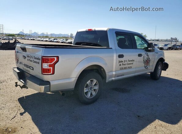 1FTEW1CB8JKD85952 2018 FORD F150 Silver უკანა მარჯვენა