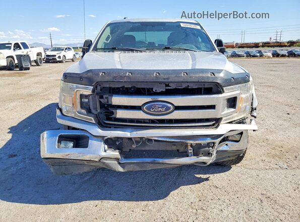 1FTEW1CB8JKD85952 2018 FORD F150 Silver წინა ხედი