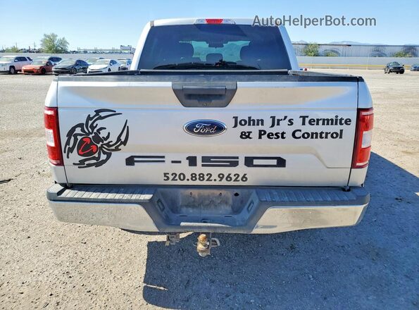 1FTEW1CB8JKD85952 2018 FORD F150 Silver უკანა ხედი