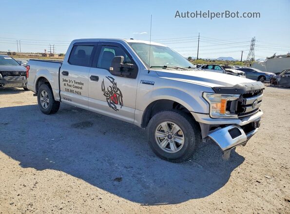 1FTEW1CB8JKD85952 2018 FORD F150 Silver წინა მარჯვენა