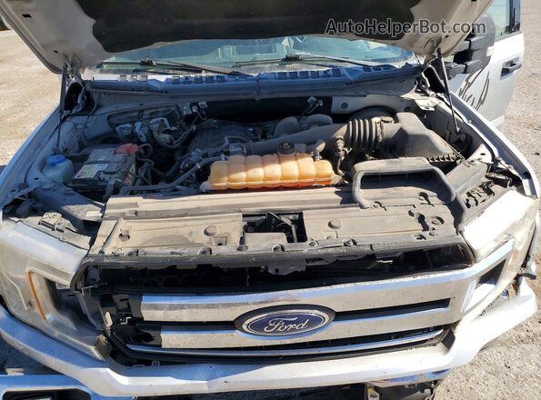 1FTEW1CB8JKD85952 2018 FORD F150 Silver უკანა სალონის ხედი