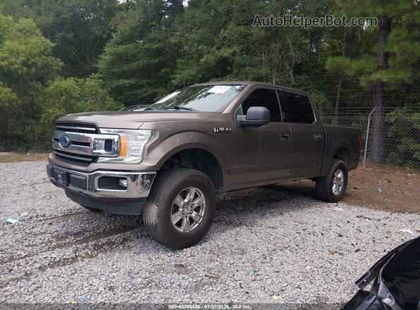 1FTEW1CB9JFD16793 2018 FORD F150 Brown Vista tres cuartos delantera izquierda