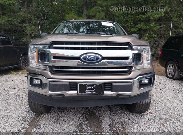 1FTEW1CB9JFD16793 2018 FORD F150 Brown Vista del cuadro de instrumentos