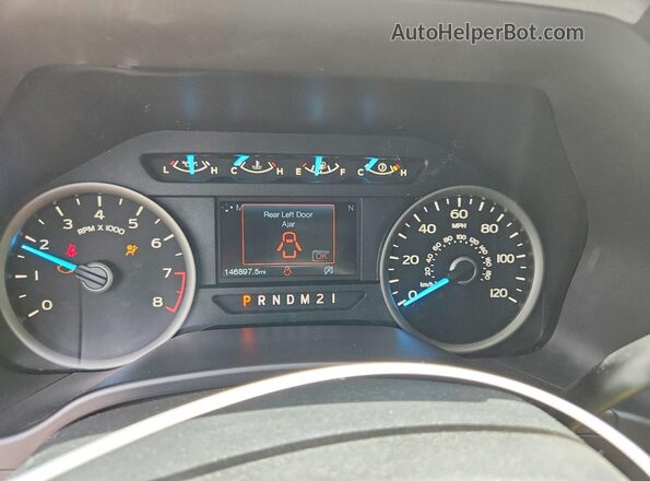 1FTEW1CB9KKD18374 2019 FORD F150 Серый Вид щитка приборов