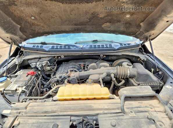 1FTEW1CB9KKD18374 2019 FORD F150 Серый Вид задней части салона
