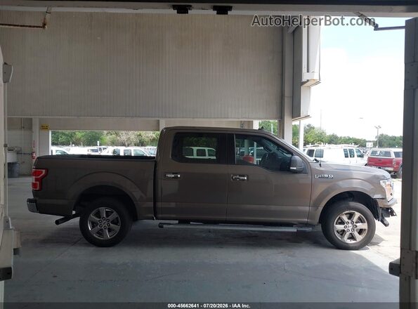 1FTEW1CB9LFC54234 2020 FORD F150 Brown Rear interior view