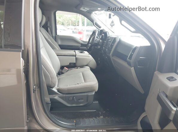 1FTEW1CB9LFC54234 2020 FORD F150 Brown Front interior view