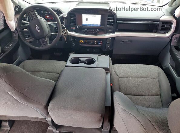 1FTEW1CBXMKE42592 2021 FORD F150 Black Вид панелі приладів
