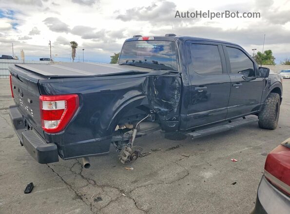 1FTEW1CBXMKE42592 2021 FORD F150 Black Задня права чверть