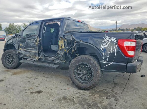 1FTEW1CBXMKE42592 2021 FORD F150 Black Задня ліва чверть