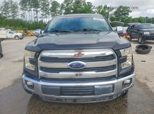 1FTEW1CF0GFB19314 2016 FORD F150 Black Widok z przodu