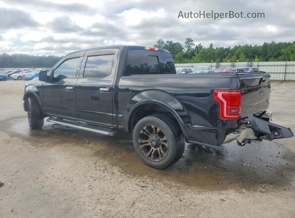 1FTEW1CF0GFB19314 2016 FORD F150 Black Tył lewy