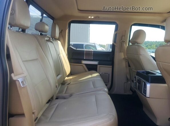 1FTEW1CF0GFB19314 2016 FORD F150 Black Widok tylnych siedzeń