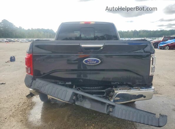 1FTEW1CF0GFB19314 2016 FORD F150 Black Widok z tyłu