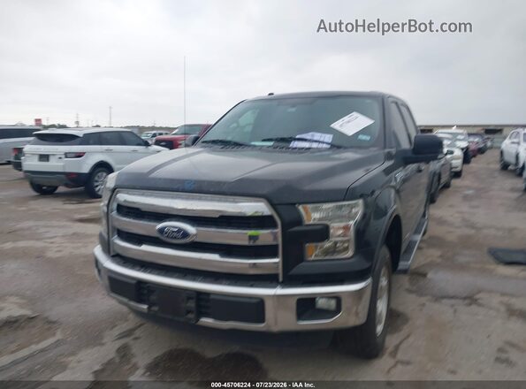 1FTEW1CF1GKE72023 2016 FORD F150 Black წინა მარცხენა ხედი სამი მეოთხედიდან