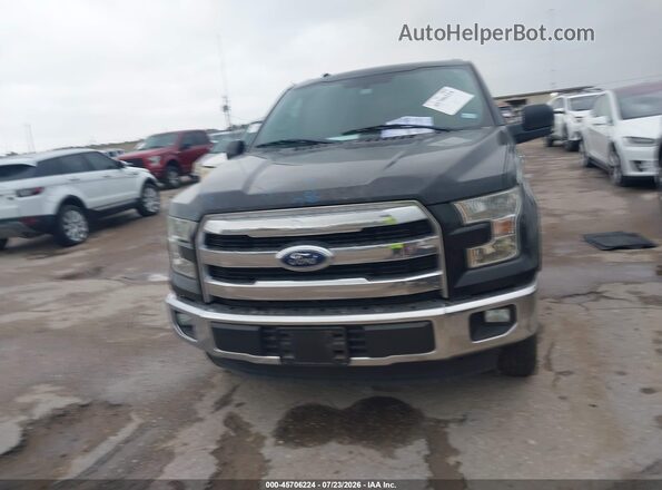 1FTEW1CF1GKE72023 2016 FORD F150 Black ხელსაწყოთა პანელის ხედი