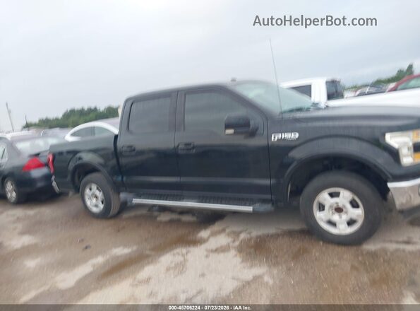 1FTEW1CF1GKE72023 2016 FORD F150 Black უკანა სალონის ხედი