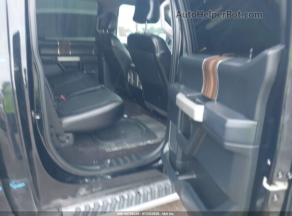 1FTEW1CF1GKE72023 2016 FORD F150 Black VIN კოდის სტიკერის ხედი