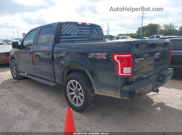 1FTEW1CF1HKC70560 2017 FORD F150 Black Trasero izquierdo