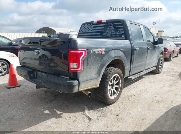 1FTEW1CF1HKC70560 2017 FORD F150 Black Trasero derecho