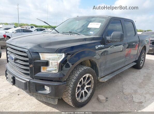1FTEW1CF1HKC70560 2017 FORD F150 Black Vista tres cuartos delantera izquierda