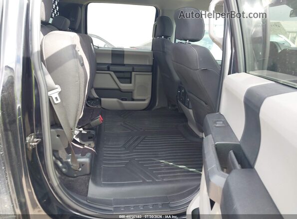1FTEW1CF1HKC70560 2017 FORD F150 Black Vista de la etiqueta del VIN