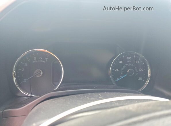 1FTEW1CF2HFA09365 2017 FORD F150 White Instrument cluster view