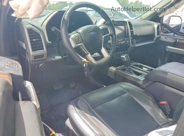 1FTEW1CF2HFA09365 2017 FORD F150 White Dashboard view