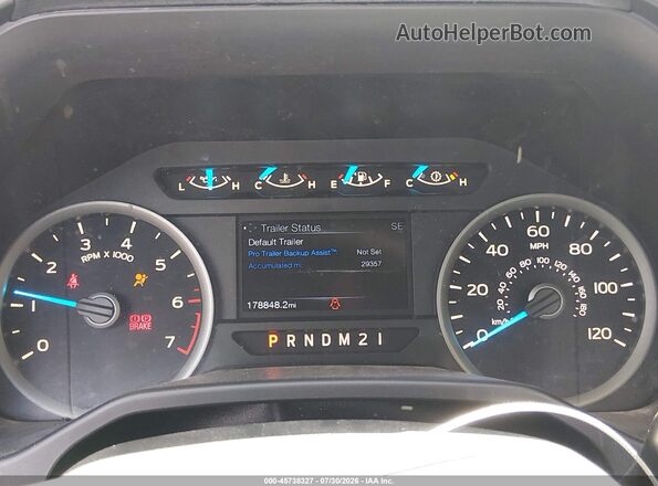 1FTEW1CF3GKD93808 2016 FORD F150 Silver Rear seats view