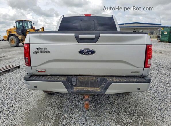 1FTEW1CF3GKF79784 2016 FORD F150 Silver Rear view