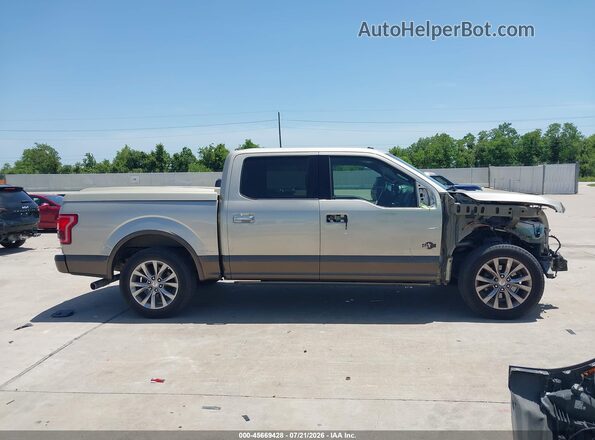 1FTEW1CF3HFA97116 2017 FORD F150 Gold Widok wnętrza z tyłu