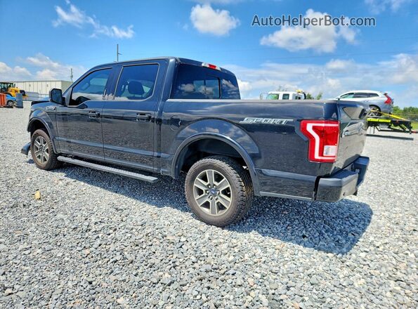 1FTEW1CF5GKD99822 2016 FORD F150 Black Rear left