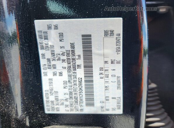 1FTEW1CF5GKD99822 2016 FORD F150 Black Engine compartment view