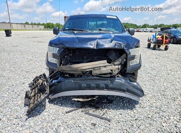 1FTEW1CF5GKD99822 2016 FORD F150 Black Front view