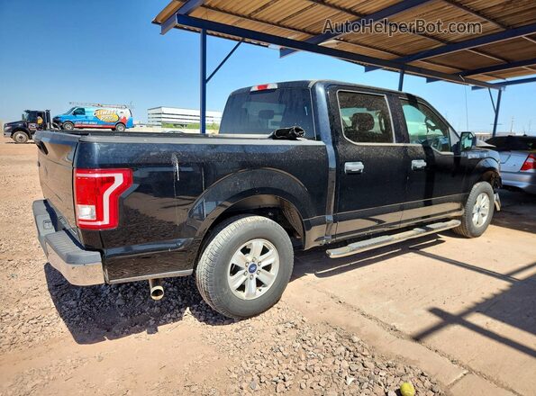 1FTEW1CF5GKE05182 2016 FORD F150 Black Tył prawy
