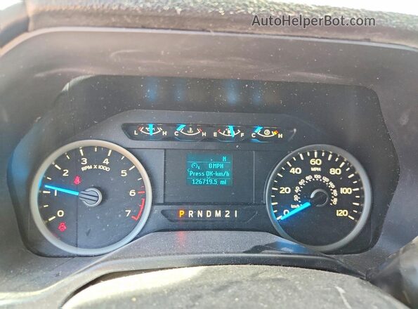 1FTEW1CF5GKE05182 2016 FORD F150 Black Widok zestawu wskaźników