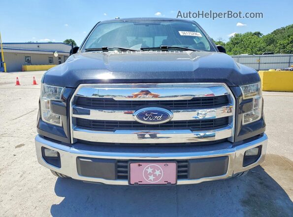 1FTEW1CF5GKF17349 2016 FORD F150 Black Դիմացի տեսք