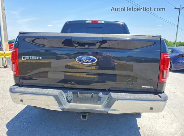 1FTEW1CF5GKF17349 2016 FORD F150 Black Հետևի տեսք