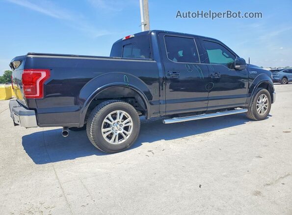 1FTEW1CF5GKF17349 2016 FORD F150 Black Հետևի աջ