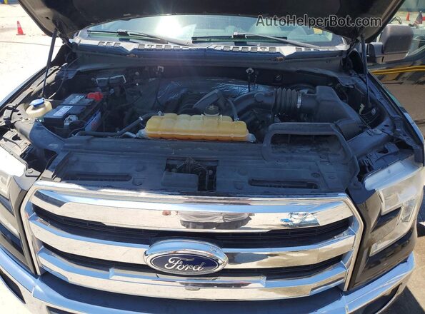 1FTEW1CF5GKF17349 2016 FORD F150 Black Սալոնի հետևի տեսք