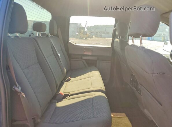 1FTEW1CF5HFB17950 2017 FORD F150 Blue Вид задніх сидінь