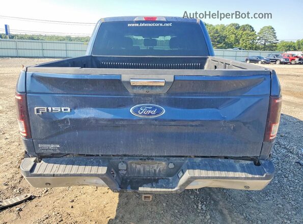 1FTEW1CF5HFB17950 2017 FORD F150 Blue Вид ззаду