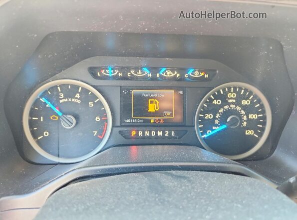 1FTEW1CF6GKD74220 2016 FORD F150 White Սարքավորումների վահանակի տեսք