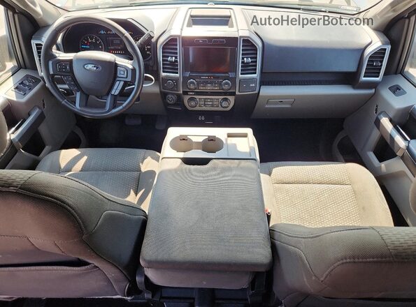 1FTEW1CF6GKD74220 2016 FORD F150 White Առջևի վահանակի տեսք