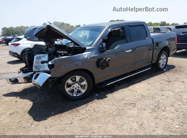 1FTEW1CF6HFA31188 2017 FORD F150 Gray Передня ліва чверть