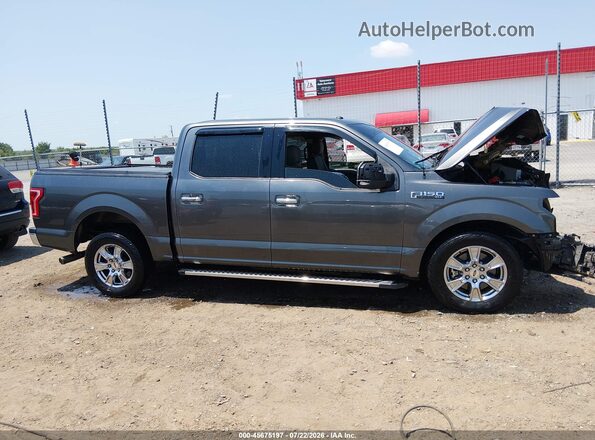 1FTEW1CF6HFA31188 2017 FORD F150 Gray Панорамний вид салону 360°