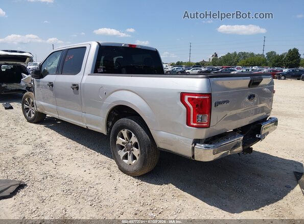 1FTEW1CF7GFA78535 2016 FORD F150 Silver Trasero izquierdo