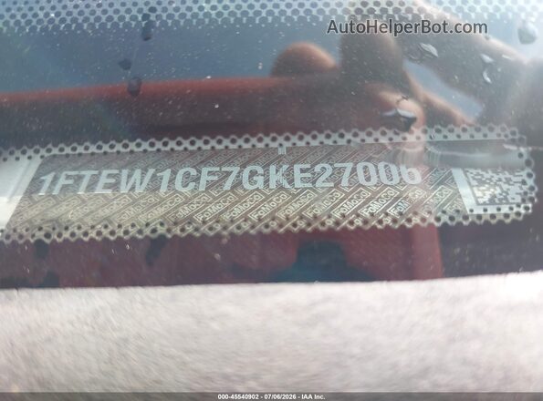 1FTEW1CF7GKE27006 2016 FORD F150 White Engine compartment view