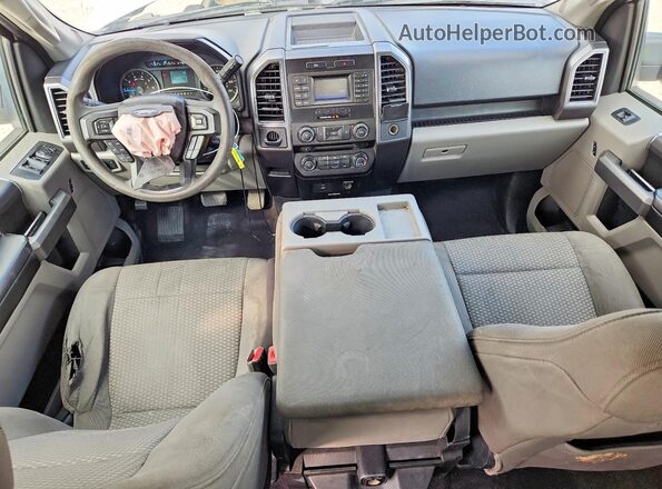 1FTEW1CF7HKC75651 2017 FORD F150 White Widok deski rozdzielczej