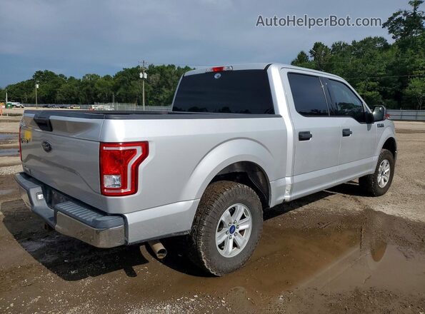 1FTEW1CF7HKE10546 2017 FORD F150 Silver Задня права чверть